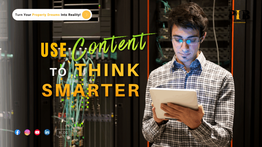 property investment blueprint 

3 Investment Calculator Truths for Busy Professionals in Property

use content to think smarter 